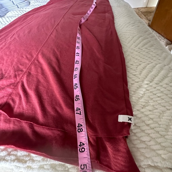 Hurley Rust Red Cotton Sundress T Back Maxi Dress Super Soft Comfortable Medium - Picture 7 of 14